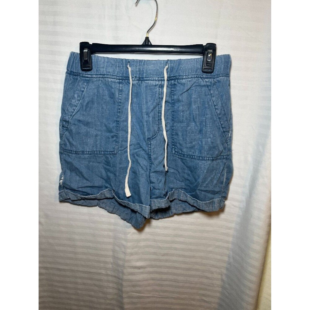 Thread & Supply Chambray Drawstring Shorts Size L